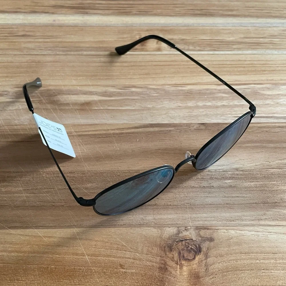 Joe’s Jeans Aviator Sunglasses Max UV Protection Blue Tint Lens